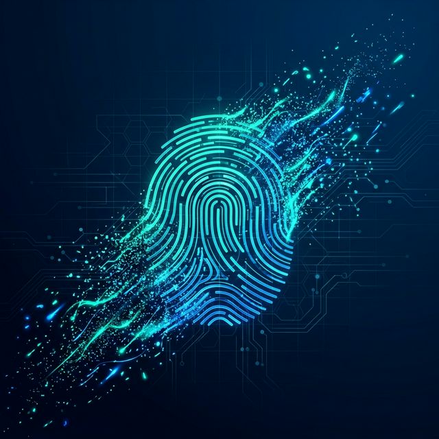 Digital fingerprint background
